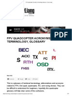 FPV Quadcopter Acronyms, Terminology, Glossary - Oscar Liang
