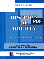 Herbert Klein - Historia de Bolivia PDF