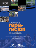 Derecho a La Reparacion en Conflictos Socioambientales