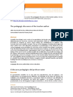 Ferreira & Oliveira - The Pedagogic Discourse of The Teacher Author