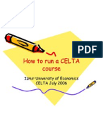 How to Run a CELTA Course