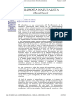 Husserl, E. - Filosofía Naturalista.pdf