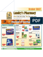 Landry's Pharmacy - October2010 On Sale Flyer