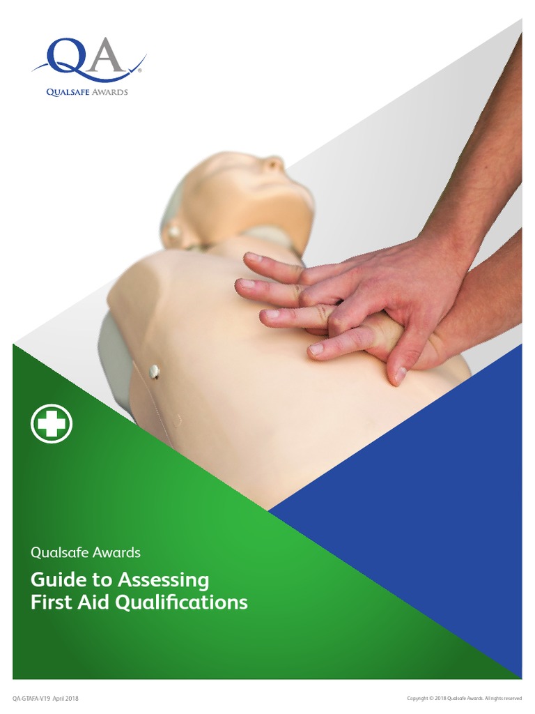 QA Guide To Assessing First Aid Qualifications PDF First Aid