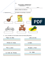 Evaluacion Consonantes M y L S P