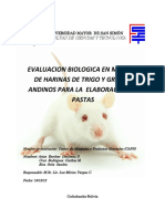 Evaluacion Biologica de Pastas