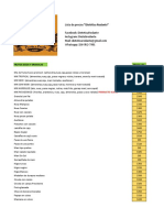 Lista de Precios Dietetica Rodante 2018