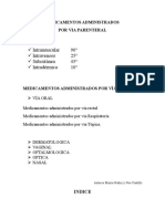 Medicamentos Administrados (Horarios)