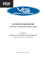 PCMSO - Leandro Schissler ME (2018)