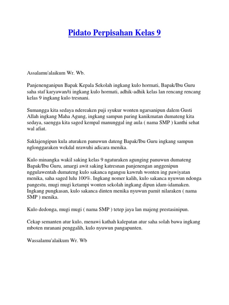 Contoh Pidato Yang Menarik Dan Tidak Membosankan LIHAT Contoh Pidato Yang Menarik Dan Tidak Membosankan LIHAT