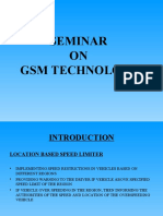 Seminar ON GSM Technology