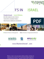Masters in Israel