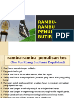 Rambu-2 Penulisan Soal