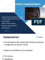 TRANSPORTES FERROVIÁRIOS