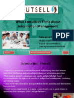 What Executive Thinks About Information Management