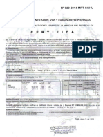 2018 Certificado ZonificaciÃ³n y Vias. terreno vivienda