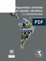 Respuestas Urbanas Al Cambio Climático- Cepal