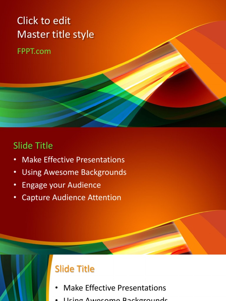 Color Template 16x9 | PDF