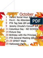October Calendar PTA Final