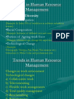 Trends in Human Resource Management: Work Force Diversity