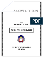 Rules and Guidelines: FOR Secondary Schools