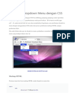 Membuat Dropdown Menu Dengan CSS