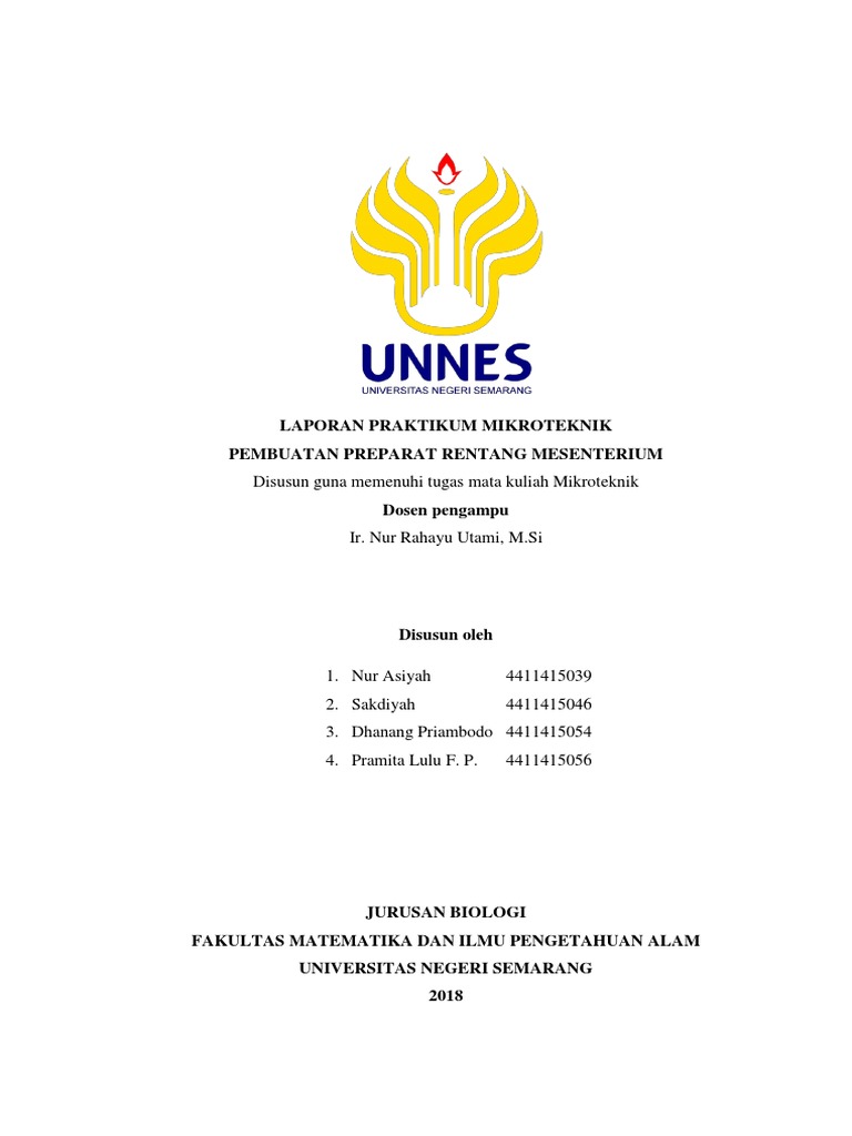 Preparat Rentang Mesenterium Tikus | PDF | Sains & Matematika