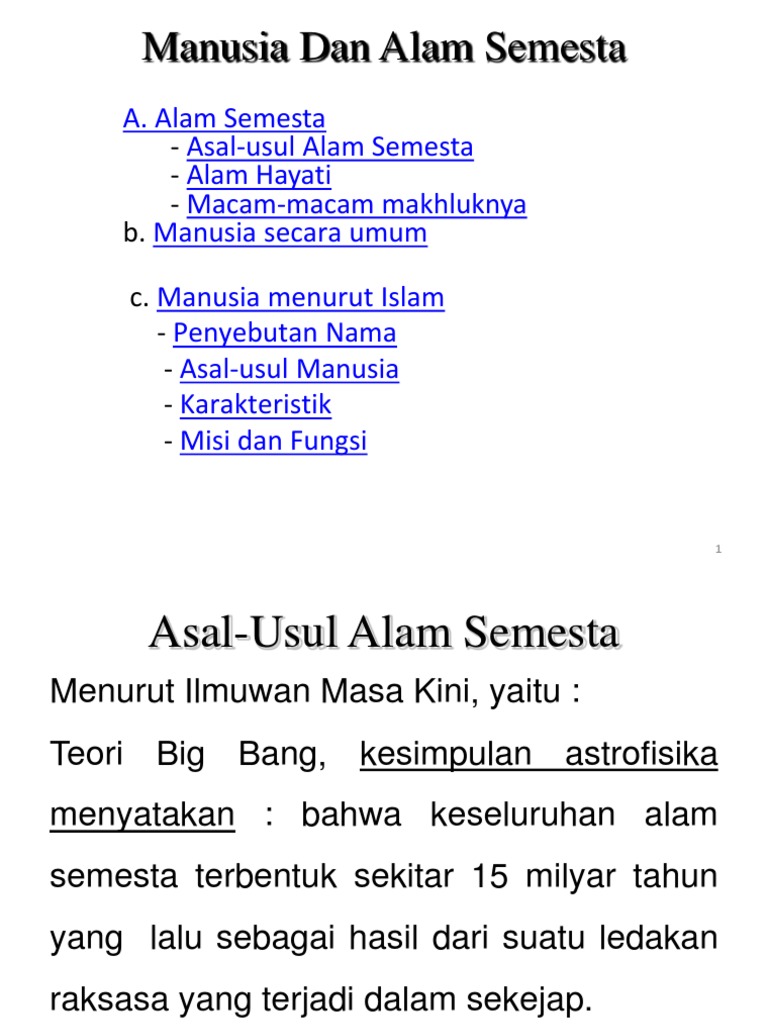 Asal Usul Manusia Menurut Islam Dan Ilmuwan