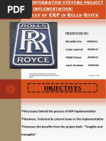 Enterprise Information Systems Project Implementation: A Case Study of ERP in Rolls-Royce