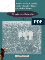 Mustafa Kemal, Fevzi Çakmak Vd. - 30 Ağustos Hatıraları (CT 165)