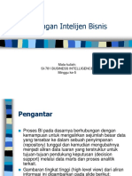 Minggu 5 - Lingkungan Intelijen Bisnis