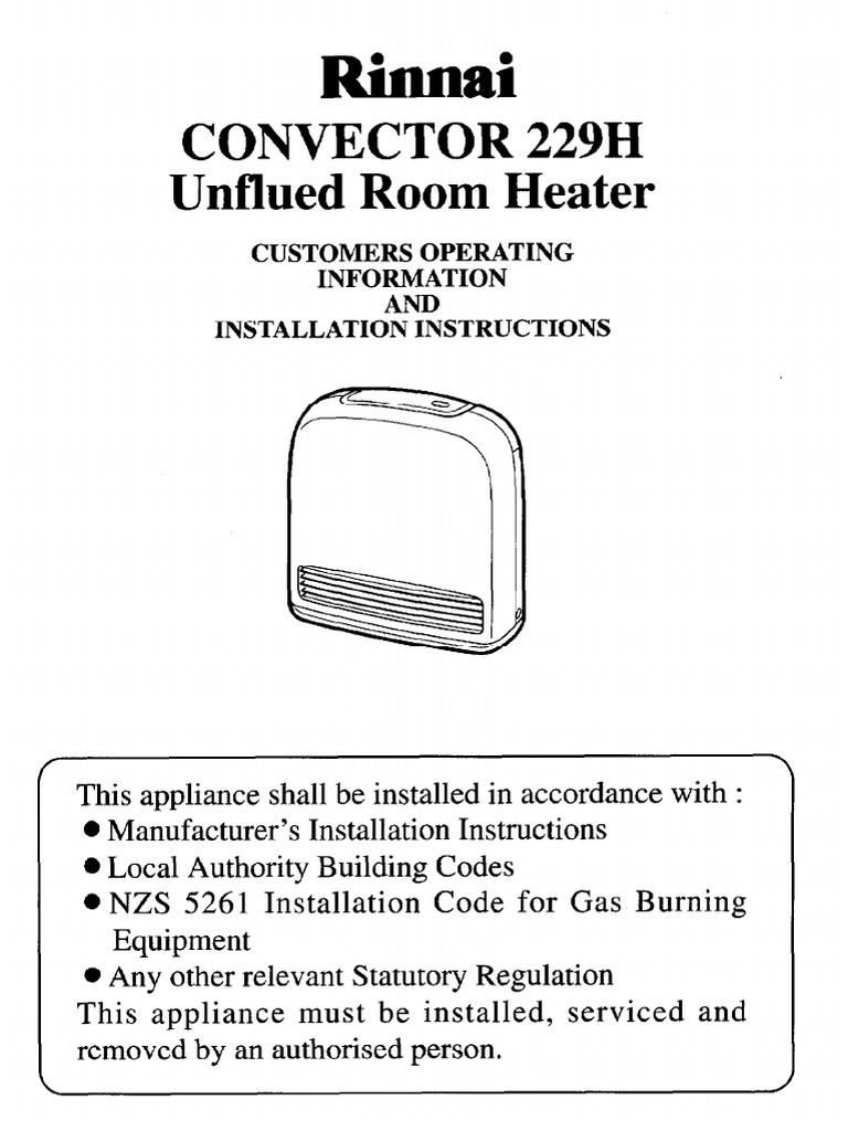 Rinnai RCE229h | PDF | Hvac | Timer
