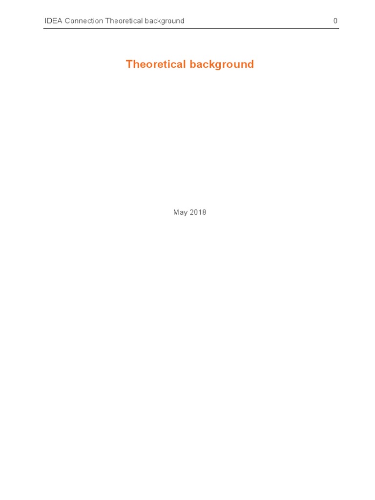 IDEA Statica Theoretical Backround | PDF | Deformation (Engineering ...