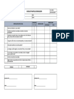 Checklist martillo demolición  caracteres