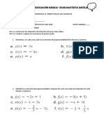 Prueba de Matematicas 10mo Correspondiente Al Primer Parcial 2do Quimestre