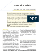 Malnutrition Screening Tools for Hospitalized.18