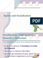 Sports and Socialization