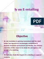 A Study On e Retailing