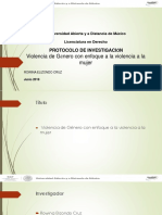 Universidad Abierta y A Distancia de México. Violencia de Género Protocolo