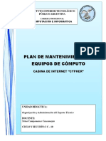 Plan de Mantenimiento