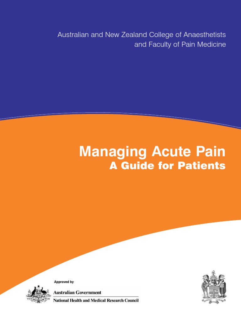 Managing Acute Pain | PDF | Nonsteroidal Anti Inflammatory Drug | Opioid
