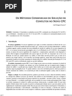 PELEGRINI, Ada - Os Métodos Consensuais de Conflitos No Novo CPC