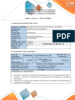 Guía de Actividades y Rúbrica de Evaluación - Fase 2 - Ciclo Contable