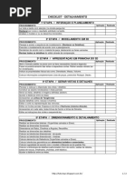 Checklist - Detalhamento