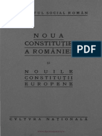 Noua Constituţie A României - 23 de Prelegeri Publice - Cu o Anexă Cuprinzând Nouile Constituţii Europene ( (1923) )