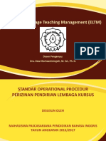 English Language Teaching Management (ELTM)