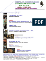 2018 - 2 - Novedades Biblioteca G.E.G.