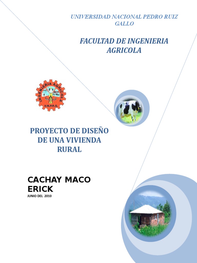 Proyecto Vivienda Rural | PDF | Clima | Hormigón