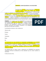 Contrato de Suministro y Venta de Productos Con Exclusividad Revisado