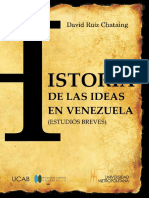 Historia de Las Ideas en Venezuela. LIBRO VIRTUAL